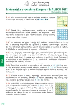 Galeria - zdjęcie nr. 4 - Matematyka z wesołym kangurem Maluch 2023