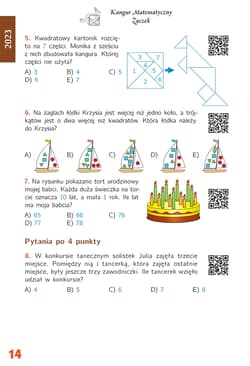 Galeria - zdjęcie nr. 5 - Matematyka z wesołym Kangurem Żaczek 2024