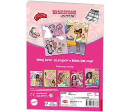 Galeria - zdjęcie nr. 3 - Mattel Barbie Brokatowe ubieranki SDLB-1106