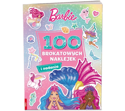 Mattel Barbie Dreamtopia 100 brokatowych naklejek NB-1402 - Opracowanie Zbiorowe
