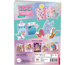 Galeria - zdjęcie nr. 3 - Mattel Barbie Dreamtopia 100 brokatowych naklejek NB-1402