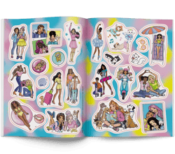 Galeria - zdjęcie nr. 2 - Mattel Barbie Kolorowanka z naklejkami NA-1112
