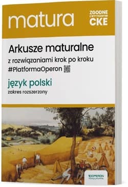 Matura 2025 Arkusze maturalne Język polski Zakres rozszerzony z rozwiązaniami krok po kroku - Aleksandra Marzec