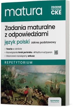 Matura 2025 Język polski repetytorium zakres podstawowy - Aleksandra Marzec