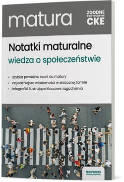 Matura 2025 Wiedza o społeczeństwie Notatki zakres rozszerzony - Praca zbiorowa