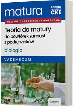 Matura 2026 Biologia Teoria do matury Vademecum - Jakubik Beata