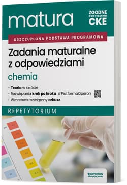 Matura 2026 Chemia Zadania maturalne z odpowiedziami Repetytorium - Szczepaniak Maria Barbara