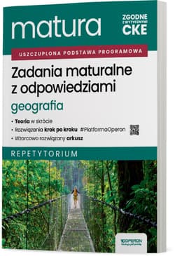 Matura 2026 Geografia Zadania maturalne z odpowiedziami Repetytorium - Agnieszka Maląg