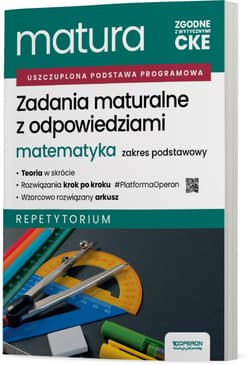 Matura 2026 Matematyka Zadania maturalne z odpowiedziami Zakres podstawowy Repetytorium - Adam Konstantynowicz