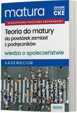 Matura 2026 Wiedza o społeczeństwie Teoria do matury Vademecum - Walczyk Mikołaj