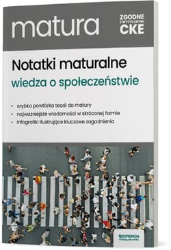 Matura 2026 Wiedza o społeczeństwie Teoria do matury Zakres rozszerzony Vademecum - Praca zbiorowa