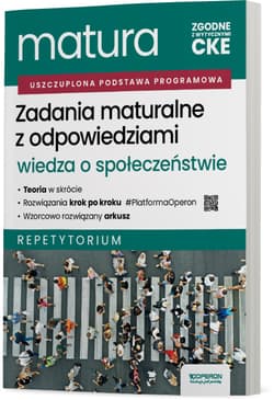 Matura 2026 Wiedza o społeczeństwie Zadania maturalne z odpowiedziami Repetytorium - Artur Derdziak