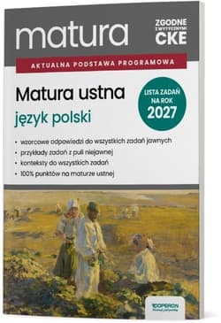 Matura 2027 Język polski Matura ustna - Banowski Tadeusz, Beata Zielińska