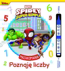 Mazakomania Poznaję liczby Marvel Spidey i Super-Kumple - Ilona Siwak