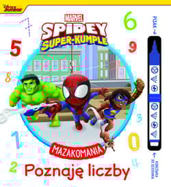 Mazakomania Poznaję liczby Marvel Spidey i Super-Kumple - Ilona Siwak