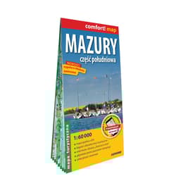 Mazury cz. Południowa mapa turystyczna 1:60 000 laminat 2023 - Opracowanie Zbiorowe