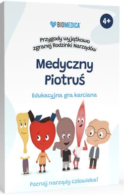 Medyczny Piotruś Karty do gry dla dzieci - Jacek Mieszkowicz
