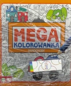 Megakolorowanka Samochody z kredkami