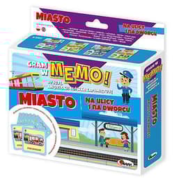 Memo i książka Miasto. Na ulicy i na dworcu - Kwiecińska Mirosława