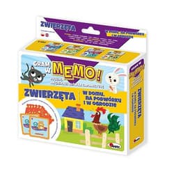 Memo Zwierzęta W domu na podwórku i w ogrodzie Rysuję angielskie słówka zapamiętuję - Kwiecińska Mirosława