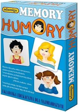 Memory humory Układanka edukacyjna dla najmłodszych