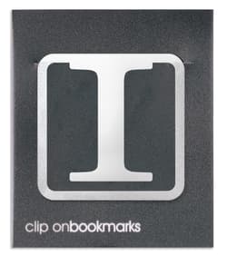 Metalowa zakładka - Litera I Clip-on