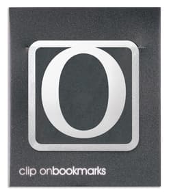 Metalowa zakładka - Litera O Clip-on