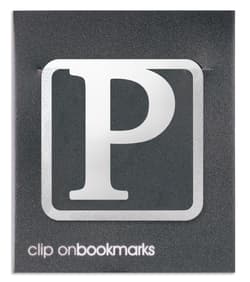 Metalowa zakładka - Litera P Clip-on