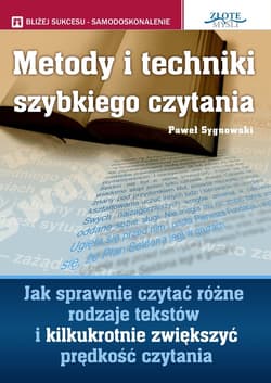 Metody i techniki szybkiego czytania - ebook - Paweł Sygnowski