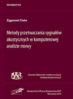 Metody przetwarzania sygnałów akustycznych w... - Ciota Zygmunt