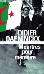 Meurtres pour memoire - Daeninckx Didier