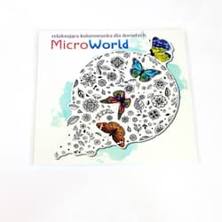 Microworld. Relaksująca kolorowanka dla dorosłych - Praca zbiorowa