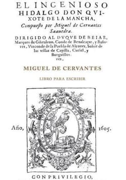 Miguel de Cervantes. Libro para escribir - Praca zbiorowa