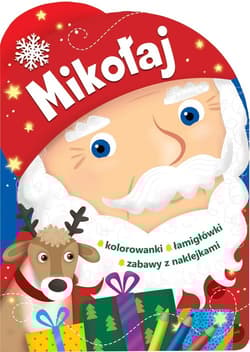 Mikołaj Świąteczne activity z wykrojnikiem