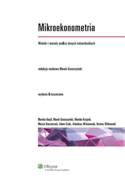 Mikroekonometria Modele i metody analizy danych indywidualnych