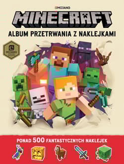 Minecraft Album przetrwania z naklejkami - Craig Jelley, Milton Stephanie
