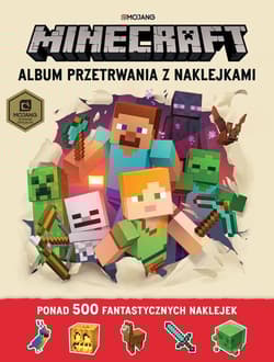 Minecraft Album przetrwania z naklejkami