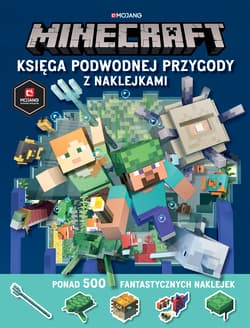 Minecraft Księga podwodnej przygody z naklejkami - Opracowanie Zbiorowe