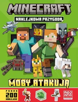 Minecraft. Naklejkowa przygoda. Moby atakują - null null