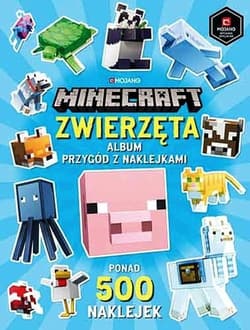 Minecraft Zwierzęta Album przygód z naklejkami ponad 500 naklejek