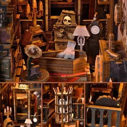 Galeria - zdjęcie nr. 5 - Miniaturowy domek Book Nook Dracula family