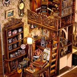 Galeria - zdjęcie nr. 2 - Miniaturowy domek Book Nook Fotografia z dawnych lat