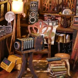 Galeria - zdjęcie nr. 3 - Miniaturowy domek Book Nook Fotografia z dawnych lat