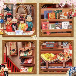 Galeria - zdjęcie nr. 3 - Miniaturowy domek Book Nook Japońskie sensu