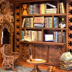 Galeria - zdjęcie nr. 4 - Miniaturowy domek Book Nook Klimatyczna księgarnia