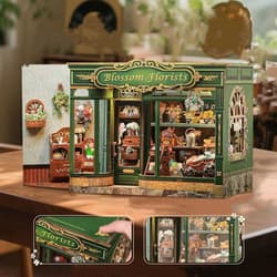 Galeria - zdjęcie nr. 4 - Miniaturowy domek Book Nook Kwiaciarnia marzeń