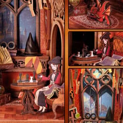 Galeria - zdjęcie nr. 4 - Miniaturowy domek Book Nook Pokój Wspólny Szkoły Magii