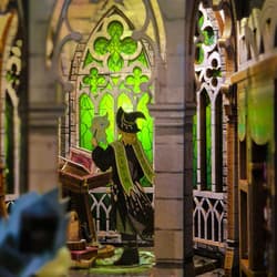 Galeria - zdjęcie nr. 2 - Miniaturowy domek Book Nook Pokój życzeń