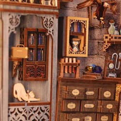 Galeria - zdjęcie nr. 2 - Miniaturowy domek Book Nook Pracownia alchemika