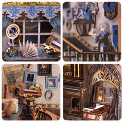 Galeria - zdjęcie nr. 3 - Miniaturowy domek Book Nook Pracownia alchemika